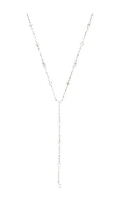 SHASHI Solitaire Station Lariat Necklace | Thumbnail 2 SHASHI Solitaire Station Lariat Necklace | Thumbnail 2