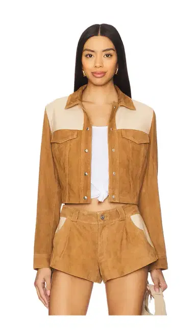 Understated Leather Combo Fringe Jacket | Thumbnail 2 Understated Leather Combo Fringe Jacket | Thumbnail 2
