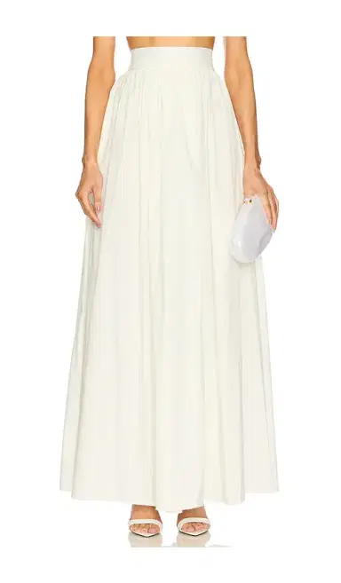 ADRIANA DEGREAS x REVOLVE Seashell Solid Long Skirt | Thumbnail 1 ADRIANA DEGREAS x REVOLVE Seashell Solid Long Skirt | Thumbnail 1
