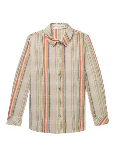 God’s True Cashmere Ruler Striped Recycled-Cashmere and Wool-Blend Gauze Shirt - Men | Thumbnail 1 God’s True Cashmere Ruler Striped Recycled-Cashmere and Wool-Blend Gauze Shirt - Men | Thumbnail 1