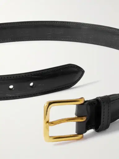 Drake's 3cm Leather Belt - Men | Thumbnail 3 Drake's 3cm Leather Belt - Men | Thumbnail 3