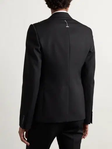 McQueen Slim-Fit Crystal-Embellished Wool Blazer - Men | Thumbnail 3 McQueen Slim-Fit Crystal-Embellished Wool Blazer - Men | Thumbnail 3