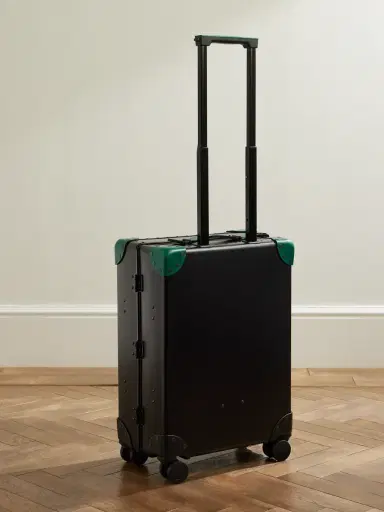 Globe-Trotter Aston Martin F1 Limited Edition Leather-Trimmed Vulcanised Fibreboard Carry-On Suitcase - Men | Thumbnail 4 Globe-Trotter Aston Martin F1 Limited Edition Leather-Trimmed Vulcanised Fibreboard Carry-On Suitcase - Men | Thumbnail 4