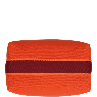 HERMÈS Hermes Bride A Brac Carre Case PM Feu Canvas Palladium Hardware | Thumbnail 6 HERMÈS Hermes Bride A Brac Carre Case PM Feu Canvas Palladium Hardware | Thumbnail 6