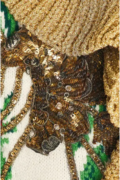 gucci Gucci Floral Ruffle Cardigan | Thumbnail 4 gucci Gucci Floral Ruffle Cardigan | Thumbnail 4
