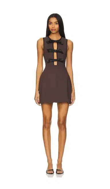 WeWoreWhat Piped Peplum Mini Dress | Thumbnail 1 WeWoreWhat Piped Peplum Mini Dress | Thumbnail 1
