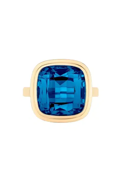 GOSHWARA London Blue Topaz Manhattan Ring | Thumbnail 1 GOSHWARA London Blue Topaz Manhattan Ring | Thumbnail 1