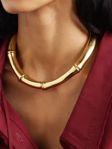 Gucci Large Gold-tone Necklace | Thumbnail 2 Gucci Large Gold-tone Necklace | Thumbnail 2