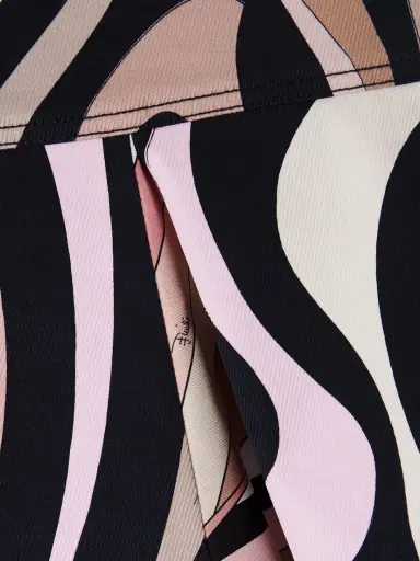 PUCCI Marmo Silk-trimmed Pleated Printed Cotton-blend Gabardine Mini Skirt | Thumbnail 5 PUCCI Marmo Silk-trimmed Pleated Printed Cotton-blend Gabardine Mini Skirt | Thumbnail 5