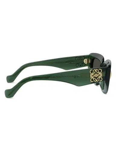 Loewe Women's Anagram 51MM Butterfly Sunglasses - Green Brown | Thumbnail 7 Loewe Women's Anagram 51MM Butterfly Sunglasses - Green Brown | Thumbnail 7