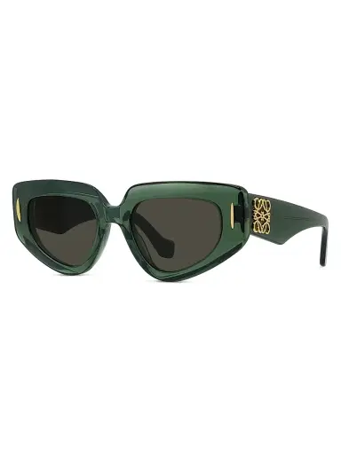 Loewe Women's Anagram 51MM Butterfly Sunglasses - Green Brown | Thumbnail 1 Loewe Women's Anagram 51MM Butterfly Sunglasses - Green Brown | Thumbnail 1