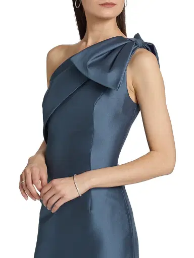 SACHIN BABI Women's Sharla One-Shoulder Cocktail Dress - Steel Blue | Thumbnail 6 SACHIN BABI Women's Sharla One-Shoulder Cocktail Dress - Steel Blue | Thumbnail 6