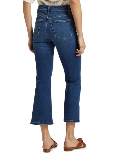 Frame Women's The Reboot Crop High-Rise Stretch Flared Jeans - Femma - Size 23 | Thumbnail 5 Frame Women's The Reboot Crop High-Rise Stretch Flared Jeans - Femma - Size 23 | Thumbnail 5