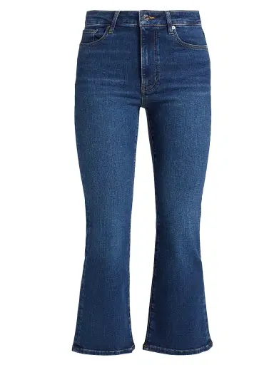 Frame Women's The Reboot Crop High-Rise Stretch Flared Jeans - Femma - Size 23 | Thumbnail 1 Frame Women's The Reboot Crop High-Rise Stretch Flared Jeans - Femma - Size 23 | Thumbnail 1