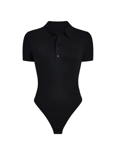 Commando Women's Neoprene Polo Bodysuit - Black - Size XL | Thumbnail 1 Commando Women's Neoprene Polo Bodysuit - Black - Size XL | Thumbnail 1