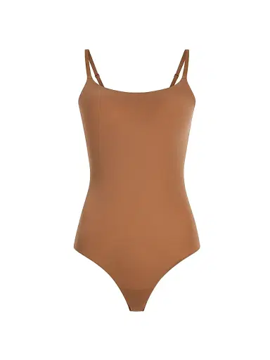 Commando Women's Knit Ballet Cami Bodysuit - Brown | Thumbnail 1 Commando Women's Knit Ballet Cami Bodysuit - Brown | Thumbnail 1