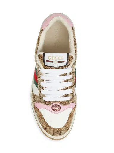 Gucci Women's Double G Vintage-Style Sneakers - Beige - Size 7.5 | Thumbnail 4 Gucci Women's Double G Vintage-Style Sneakers - Beige - Size 7.5 | Thumbnail 4