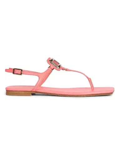 Roger Vivier Women's Viv By The Sea Embellished Leather T-Strap Sandals | Thumbnail 1 Roger Vivier Women's Viv By The Sea Embellished Leather T-Strap Sandals | Thumbnail 1
