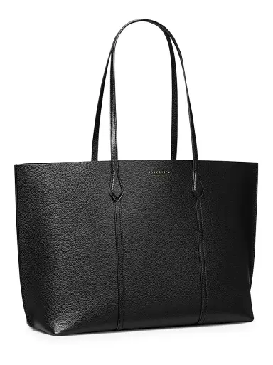 Tory Burch Women's Perry Logo Leather Tote Bag | Thumbnail 6 Tory Burch Women's Perry Logo Leather Tote Bag | Thumbnail 6