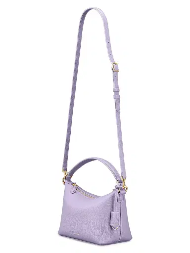 MAISON de SABRÉ Women's Leather Soft Hobo Bag - Lavender Purple | Thumbnail 5 MAISON de SABRÉ Women's Leather Soft Hobo Bag - Lavender Purple | Thumbnail 5