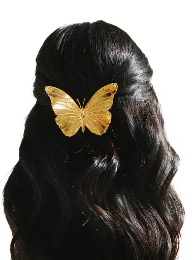 Jennifer Behr Women's Caria 18K-Gold-Plated Barrette - Gold | Thumbnail 2 Jennifer Behr Women's Caria 18K-Gold-Plated Barrette - Gold | Thumbnail 2