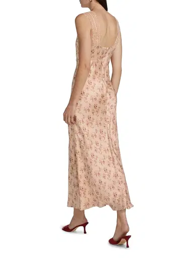 Cami NYC Women's Rika Floral Slik Slip Dress - Dutch Fields | Thumbnail 5 Cami NYC Women's Rika Floral Slik Slip Dress - Dutch Fields | Thumbnail 5