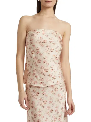 Cami NYC Women's Prima Hammered Silk Camisole - Dutch Fields | Thumbnail 3 Cami NYC Women's Prima Hammered Silk Camisole - Dutch Fields | Thumbnail 3