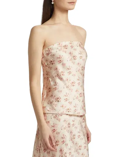 Cami NYC Women's Prima Hammered Silk Camisole - Dutch Fields | Thumbnail 4 Cami NYC Women's Prima Hammered Silk Camisole - Dutch Fields | Thumbnail 4