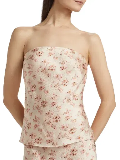 Cami NYC Women's Prima Hammered Silk Camisole - Dutch Fields | Thumbnail 6 Cami NYC Women's Prima Hammered Silk Camisole - Dutch Fields | Thumbnail 6