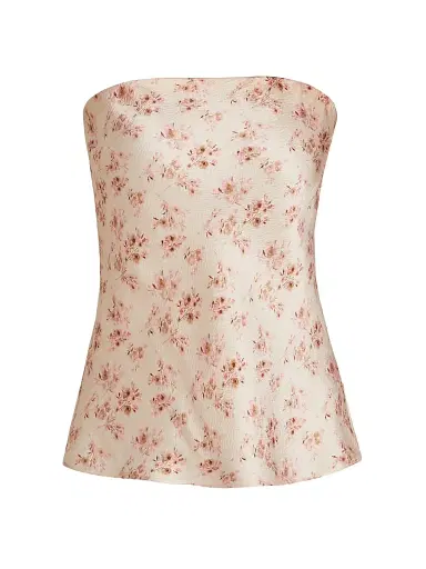 Cami NYC Women's Prima Hammered Silk Camisole - Dutch Fields | Thumbnail 1 Cami NYC Women's Prima Hammered Silk Camisole - Dutch Fields | Thumbnail 1