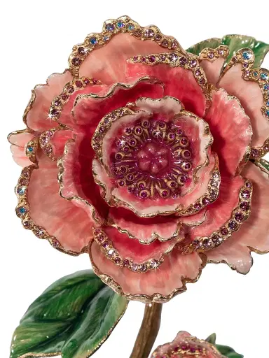 Jay Strongwater Penelope Enamel Peony | Thumbnail 5 Jay Strongwater Penelope Enamel Peony | Thumbnail 5