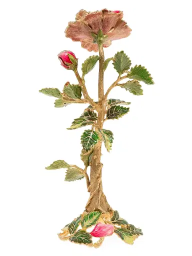 Jay Strongwater Enamel Crystal Rose | Thumbnail 2 Jay Strongwater Enamel Crystal Rose | Thumbnail 2