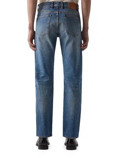 BLK DNM Men's Washed Denim Mid-Rise Straight-Leg Jeans - Vintage Blue - Size 38 | Thumbnail 3 BLK DNM Men's Washed Denim Mid-Rise Straight-Leg Jeans - Vintage Blue - Size 38 | Thumbnail 3