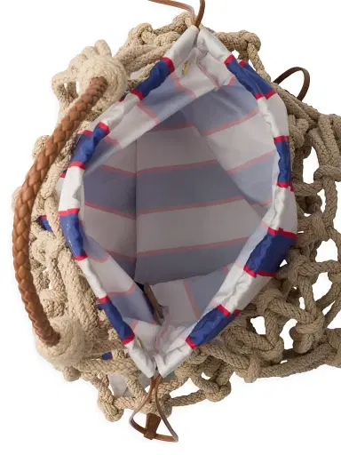 Prada Women's Noué Medium Cotton Macramé Shoulder Bag | Thumbnail 5 Prada Women's Noué Medium Cotton Macramé Shoulder Bag | Thumbnail 5