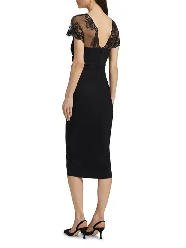 Chiara Boni La Petite Robe Women's Genic Lace Midi-Dress | Thumbnail 5 Chiara Boni La Petite Robe Women's Genic Lace Midi-Dress | Thumbnail 5