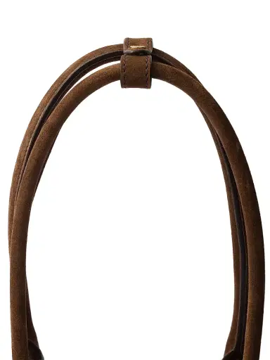 Prada Women's Galleria Suede Top Handle Bag with Fringe - Brown | Thumbnail 7 Prada Women's Galleria Suede Top Handle Bag with Fringe - Brown | Thumbnail 7