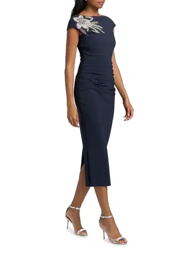 Chiara Boni La Petite Robe Women's Hesup Shoulder-Embellished Cocktail Dress | Thumbnail 2 Chiara Boni La Petite Robe Women's Hesup Shoulder-Embellished Cocktail Dress | Thumbnail 2