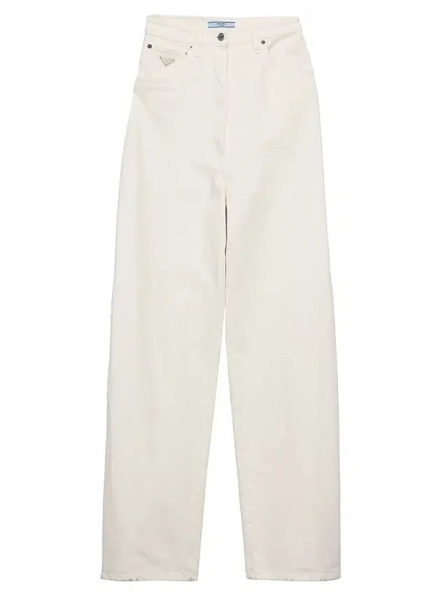 Women's Wide-Leg Denim Jeans - White Women's Wide-Leg Denim Jeans - White