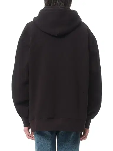 Valentino Garavani Men's Cotton Sweatshirt with Chat De La Maison Patch - Black | Thumbnail 4 Valentino Garavani Men's Cotton Sweatshirt with Chat De La Maison Patch - Black | Thumbnail 4