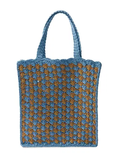 Prada Women's Crochet Tote Bag - Green | Thumbnail 3 Prada Women's Crochet Tote Bag - Green | Thumbnail 3