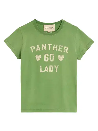 Valentino Garavani Women's Printed Cotton T-Shirt - Laurel Birch | Thumbnail 1 Valentino Garavani Women's Printed Cotton T-Shirt - Laurel Birch | Thumbnail 1
