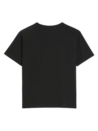 Valentino Garavani Men's Cotton T-Shirt with Chat De La Maison Print - Black | Thumbnail 2 Valentino Garavani Men's Cotton T-Shirt with Chat De La Maison Print - Black | Thumbnail 2