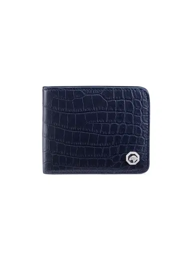 Stefano Ricci Men's Crocodile Bifold Wallet - Blue | Thumbnail 1 Stefano Ricci Men's Crocodile Bifold Wallet - Blue | Thumbnail 1