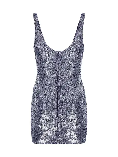 The New Arrivals Ilkyaz Ozel Women's Lydia Sequined Silk Cowlneck Minidress | Thumbnail 2 The New Arrivals Ilkyaz Ozel Women's Lydia Sequined Silk Cowlneck Minidress | Thumbnail 2