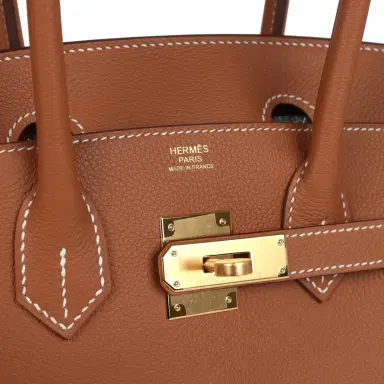 HERMÈS Hermes Shoulder Birkin Light 29 Gold Evercolor Gold Hardware | Thumbnail 7 HERMÈS Hermes Shoulder Birkin Light 29 Gold Evercolor Gold Hardware | Thumbnail 7