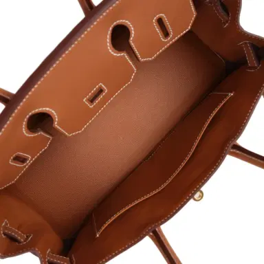 HERMÈS Hermes Shoulder Birkin Light 29 Gold Evercolor Gold Hardware | Thumbnail 8 HERMÈS Hermes Shoulder Birkin Light 29 Gold Evercolor Gold Hardware | Thumbnail 8