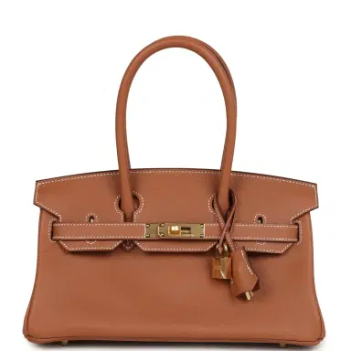 HERMÈS Hermes Shoulder Birkin Light 29 Gold Evercolor Gold Hardware | Thumbnail 1 HERMÈS Hermes Shoulder Birkin Light 29 Gold Evercolor Gold Hardware | Thumbnail 1