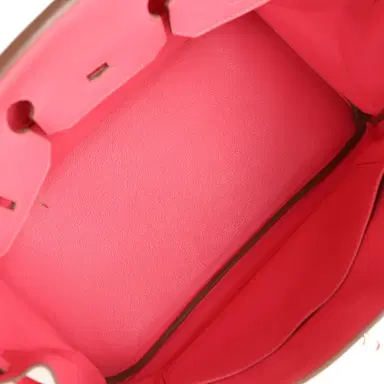 HERMÈS Pre-owned Hermes Birkin 35 Rose Azalee Togo Palladium Hardware | Thumbnail 8 HERMÈS Pre-owned Hermes Birkin 35 Rose Azalee Togo Palladium Hardware | Thumbnail 8