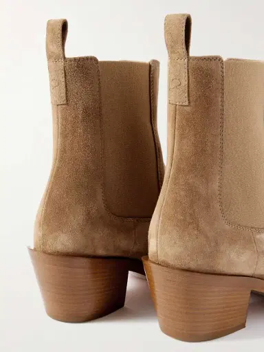 Gianvito Rossi Wylie 45 Suede Chelsea Boots | Thumbnail 4 Gianvito Rossi Wylie 45 Suede Chelsea Boots | Thumbnail 4