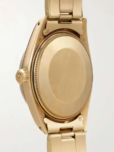 Wind Vintage + Rolex Pre-owned 1970 Oyster Perpetual Date Automatic 34mm 14-karat Gold Watch | Thumbnail 4 Wind Vintage + Rolex Pre-owned 1970 Oyster Perpetual Date Automatic 34mm 14-karat Gold Watch | Thumbnail 4